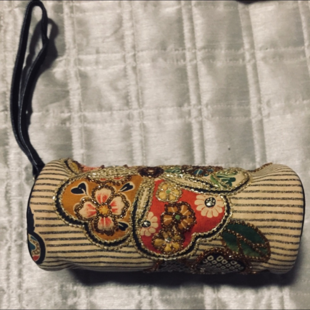 ISABELLA FIORE BEADED CLUTCH